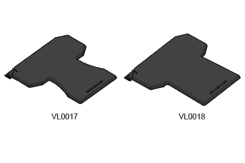 VL0017 and VL0018 Shape Difference