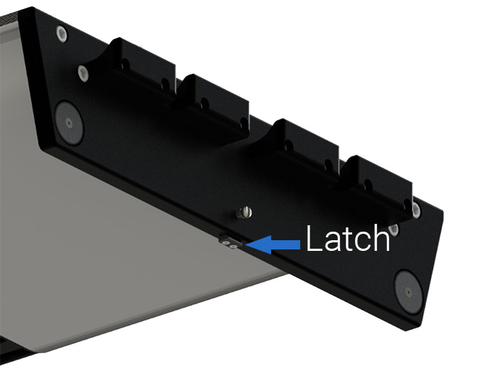 If no catch for the latch on the 20CFHNSUB2V is present on your table, the MTCFHNV is required instead.