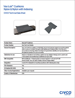 Vac-Lok, Nylon Tech Data Sheet